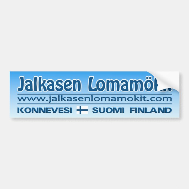 Jalkasen Lomamökit bildekal (Framsidan)