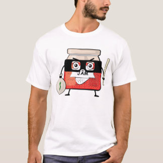 Jam Bandit - Rollig Karaktär Illustration T Shirt