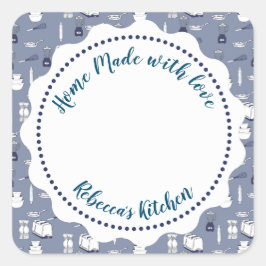 Jam Etikett för Konservering  | Hemmagjord Masonbu