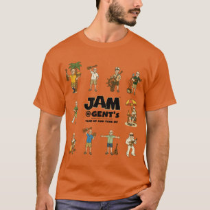 JAM Gents med Cartoon Uke Gents vän vän T Shirt