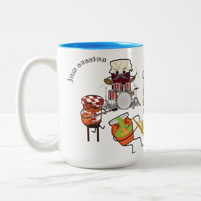 Jam Session-mugg Två-Tonad Mugg (Vänster)