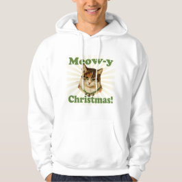 Jama-y jul, gulligt helgdagkattdjur hoodie