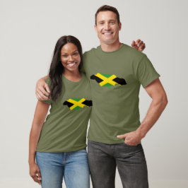 Jamacain Island - Proud Jamaicans - Reggae Shirt T