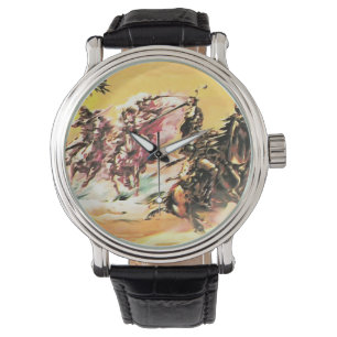 Jamahiri ® Libyen Striden mot Ghira (Illustrati) Armbandsur