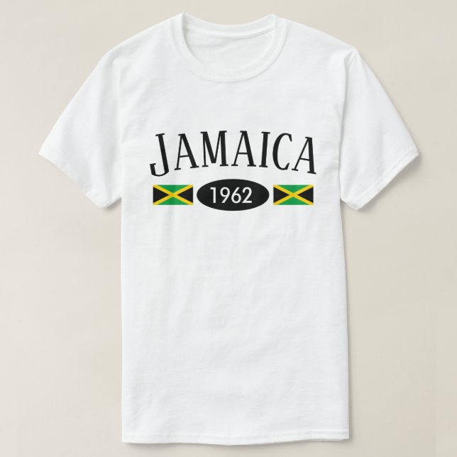 Jamaica 1962 - t shirt (Design framsida)