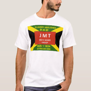 JAMAICA. 1 1834 Manar Grundläggande T-Shirt