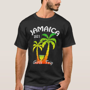 Jamaica 2021 Matching Family eller Friends Vacatio T Shirt