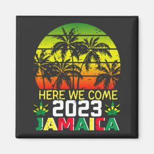 Jamaica 2023 Här är Kom Square Magnet