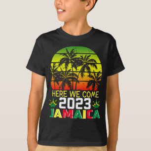 Jamaica 2023 Här är vi Kom Boy T-Shirt