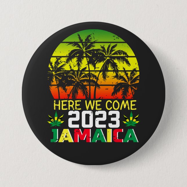Jamaica 2023 Här, Kom Round Knapp (Framsida)