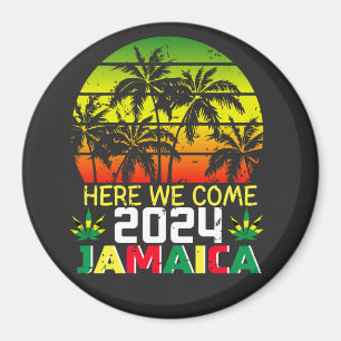 Jamaica 2024 Här är Kom Circle Magnet