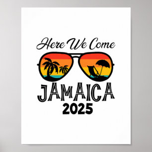 Jamaica 2025 här kommer vi Matchande familjedröm V Poster
