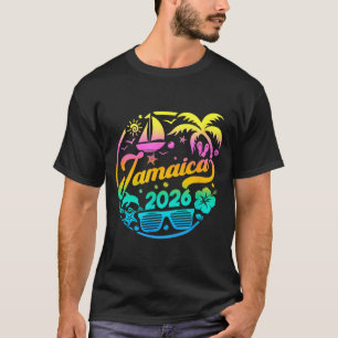 Jamaica 2026 Familjesemester Strand Matchande Grup T Shirt