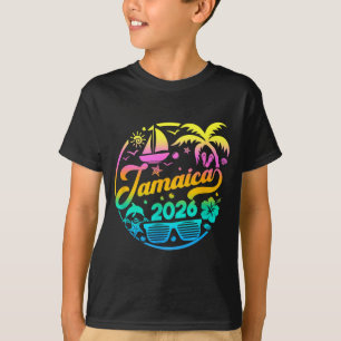Jamaica 2026 Familjesemester Strand Matchande Grup T Shirt