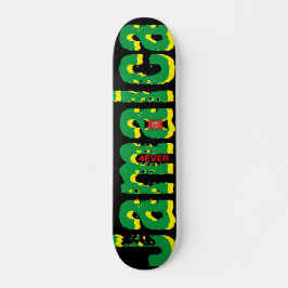 JAMAICA 4-EVER OIL 7 3/4-tums Skateboard Deck
