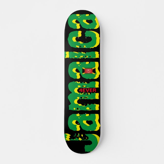 JAMAICA 4-EVER OIL 7 3/4-tums Skateboard Deck (Framsida)