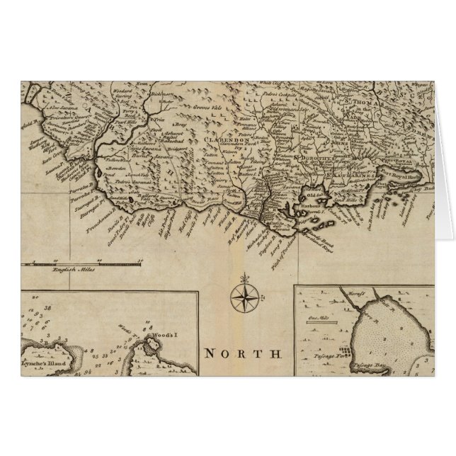 Jamaica 4 hälsningskort (Framsidan Horizontal)