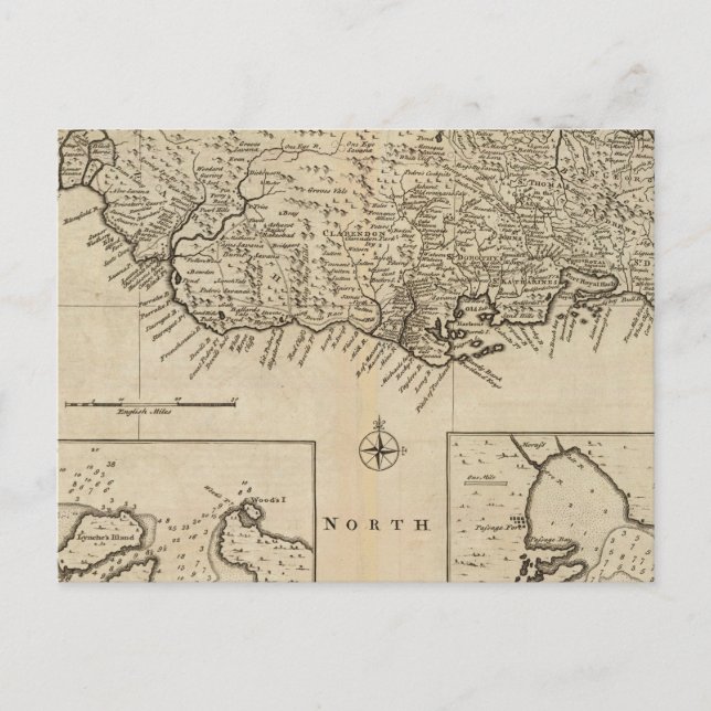 Jamaica 4 vykort (Framsida)