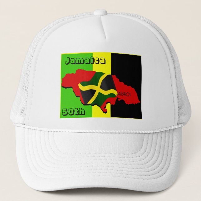 jamaica 50-årsdagen truckerkepsar (Framsida)