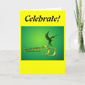 Jamaica 50th årsdagkort kort
