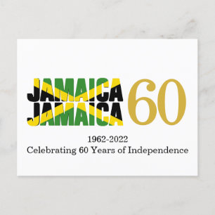 JAMAICA 60-årsjubileum för självständighet Vykort
