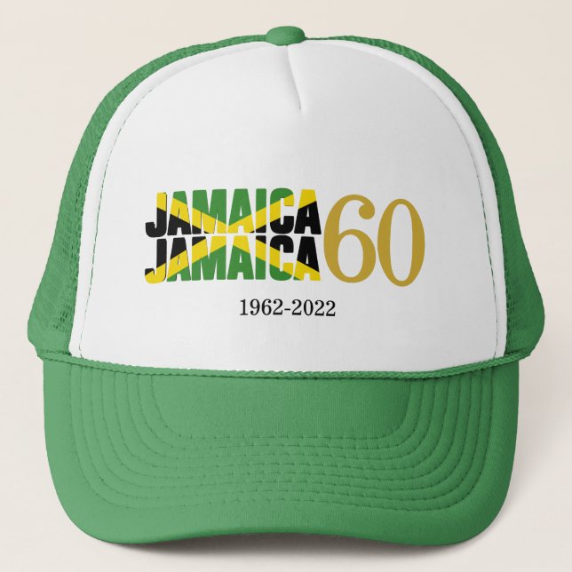 JAMAICA 60-årsjubileum Självständighet Keps (Framsida)