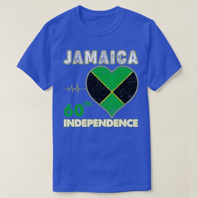 Jamaica 60:e independence day 1962 2022 Jamaican M T Shirt (Design framsida)