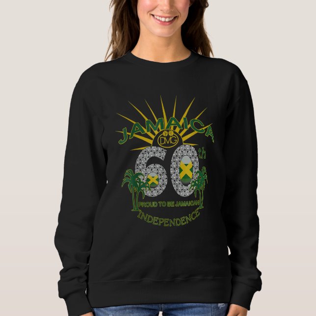 Jamaica 60th Independence Proud To Be Jamaican 6 T Shirt (Framsida)
