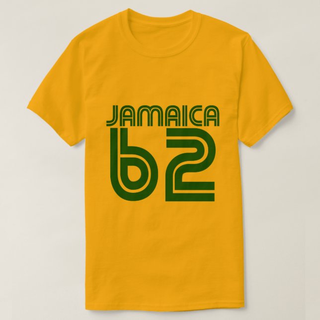 Jamaica 62 - Proud Jamaicans - Reggae Rasta Shirt T (Design framsida)