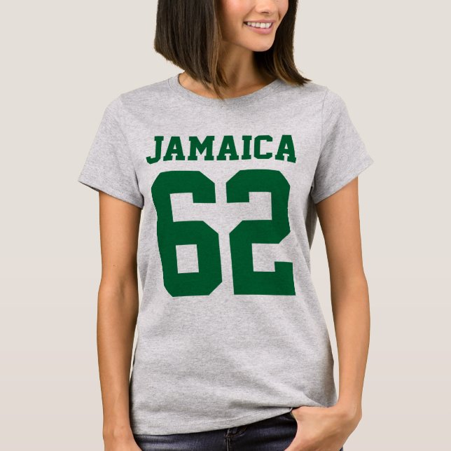 Jamaica 62 - Proud Jamaicans - Reggae Rasta Shirt T-shirt (Framsida)