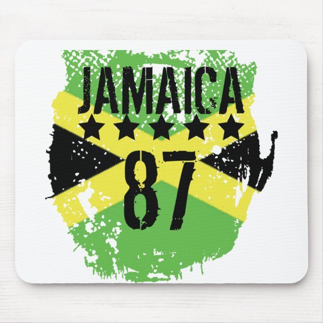 Jamaica 87 Mousepad Musmatta (Framsidan)