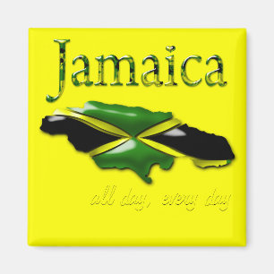 Jamaica all dag, varje dagmagnet magnet