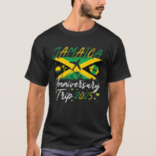 Jamaica-årsdagen Resa 2025, par Sommar Vacati T Shirt