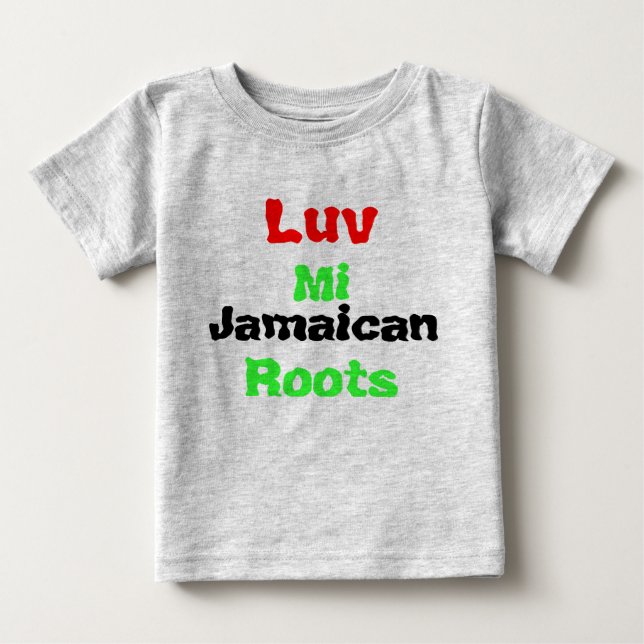 Jamaica baby t-shirts (Framsida)