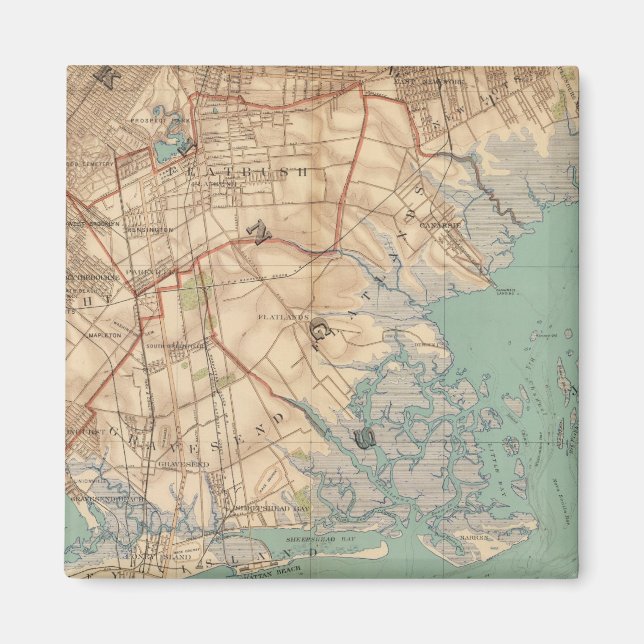 Jamaica Bay och Brooklyn Magnet (Framsidan)