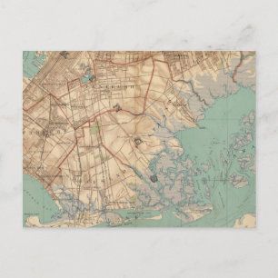 Jamaica Bay och Brooklyn Vykort