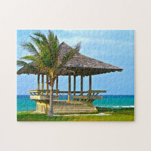 Jamaica Beach Hut. Pussel (Horisontell)
