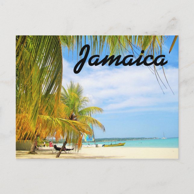 Jamaica Beach Postcard Vykort (Framsida)
