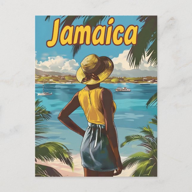 Jamaica Beach Vykort (Framsida)