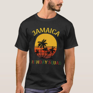 Jamaica Birthday Squad 2023 Matching Family T Shirt