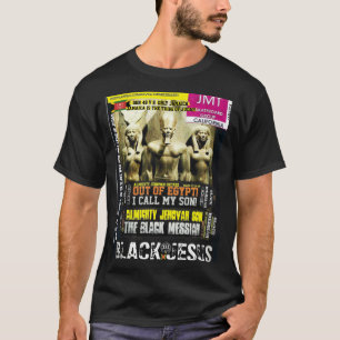 JAMAICA BLACK ,MESSIAH Basic Mörk T-Shirt