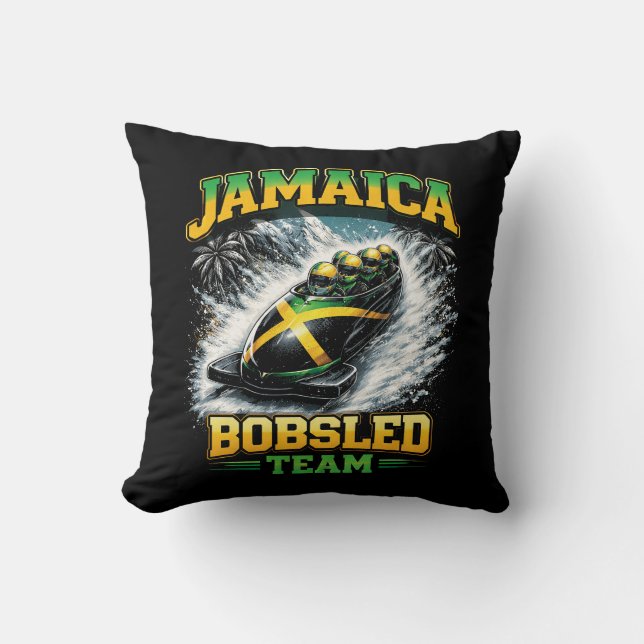 Jamaica Bobsled Team Kudde (Framsida)