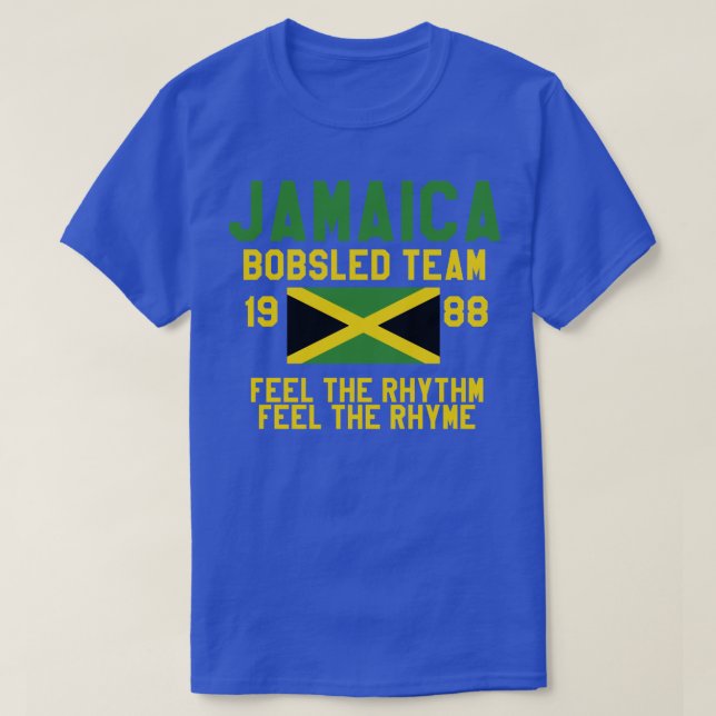 Jamaica Bobsled Team T Shirt (Design framsida)