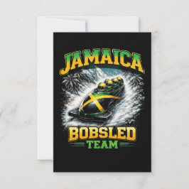 Jamaica Bobsled Team Tack Kort