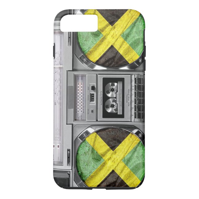 Jamaica boombox Case-Mate iPhone skal (Baksida)