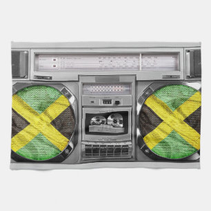 Jamaica boombox kökshandduk