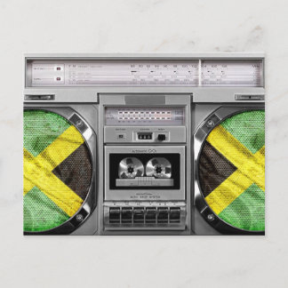 Jamaica boombox vykort
