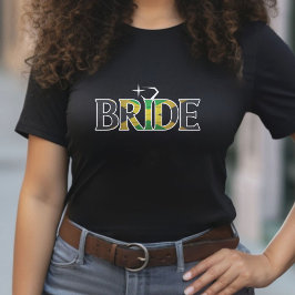 Jamaica Bride Jamaican Bröllop Bachelorette Party T Shirt