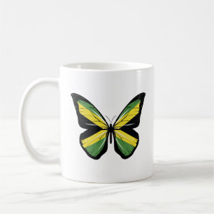 Jamaica Butterfly Flagga Kaffemugg