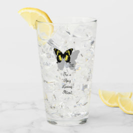 Jamaica Butterfly Shadow Monogram Glaskopp